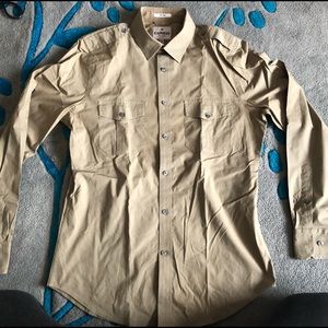 Express men’s front button up shirt.